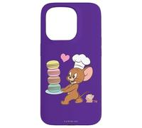 Carcasa para iPhone 15 Pro Tom and Jerry Macaron Love
