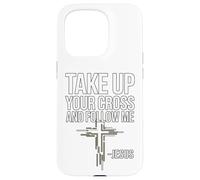 Carcasa para iPhone 15 Pro Toma tu Cruz y sígueme: Jesús