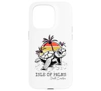 Carcasa para iPhone 15 Pro Tortuga Boba Retro de Isle of Palms Sea Turtle Preservation, Carolina del Sur