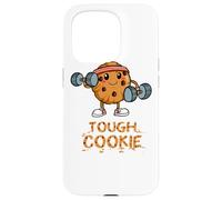 Carcasa para iPhone 15 Pro Tough Cookie Fitness Brownie Entrenamiento Chocolate Muscle