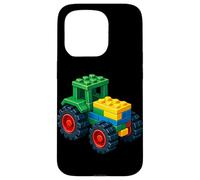 Carcasa para iPhone 15 Pro Tractor Master Builder Bloque Construcción de Ladrillos