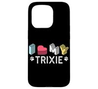 Carcasa para iPhone 15 Pro Trixie - Nombre Personalizado para Perros Trixie Pet Lover