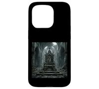 Carcasa para iPhone 15 Pro Trono Gótico Arruinado Fantasía Oscuro Diseño Catedral