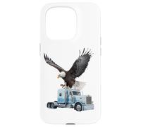 Carcasa para iPhone 15 Pro Truck Driver Trucker Camiseta Hombre Papá Big Rig American