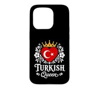 Carcasa para iPhone 15 Pro Turkish Queen Turkey Flag Proud Turkish Woman