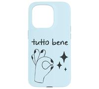 Carcasa para iPhone 15 Pro Tutto Bene - Cita del Gesto de la Mano Italiana Italia