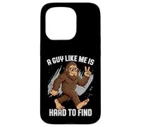 Carcasa para iPhone 15 Pro Un Chico como yo es difícil de Encontrar Bigfoot Funny Sasquatch Juego de Palabras