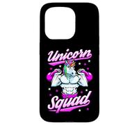Carcasa para iPhone 15 Pro Unicorn Squad - Pesas Rusas mágicas para Gimnasio