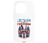 Carcasa para iPhone 15 Pro USA 250th Anniversary Celebra Cool Patriotic Boxer Puppy