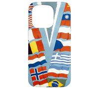 Carcasa para iPhone 15 Pro 'V' de la Victoria en Banderas aliadas (1942-1945)