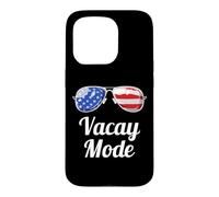 Carcasa para iPhone 15 Pro Vacay Mode USA Sunglasses Summer Vacation & Travel Bloggers