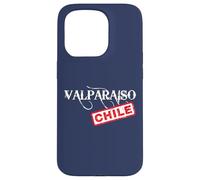 Carcasa para iPhone 15 Pro Valparaiso Chile Arte Vintage - Recuerdo de Viaje Sudamérica