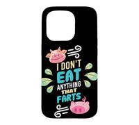 Carcasa para iPhone 15 Pro Vegano Vegetariano Planta Amor Sin Carne Dieta Ética Herbívoro