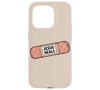 Carcasa para iPhone 15 Pro Vendaje Believe Faith Uplifting Jesus Heals