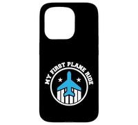 Carcasa para iPhone 15 Pro Viaje de Vacaciones My First Airplane Ride Traveler Souvenir