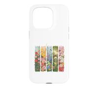 Carcasa para iPhone 15 Pro Vibrante Acuarela Jardín Floral Naturaleza