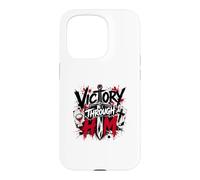 Carcasa para iPhone 15 Pro Victoria a través de él Cruz Guerrera Cristiana