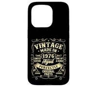 Carcasa para iPhone 15 Pro Vintage 1976 Made Or Born In 1976 Original Parts Birthday