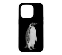 Carcasa para iPhone 15 Pro Vintage Engraving Penguin Wildlife Drawing