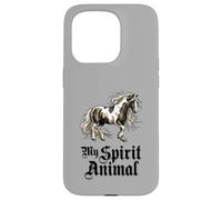 Carcasa para iPhone 15 Pro Vintage Horse My Spirit Animal Equestrian