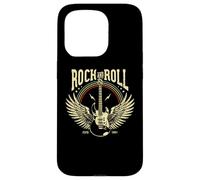 Carcasa para iPhone 15 Pro Vintage Retro Style Playing Music Guitar Forever Rock N Roll