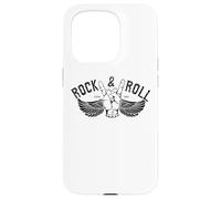 Carcasa para iPhone 15 Pro Vintage Retro Style Playing Music Guitar Forever Rock N Roll