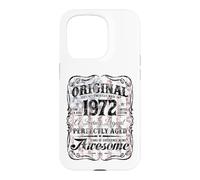 Carcasa para iPhone 15 Pro Vintage USA Legend Born In 1972 The Original Birthday