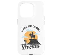 Carcasa para iPhone 15 Pro Viviendo el Rodeo de sueños de Vaquero