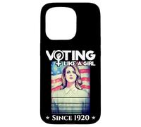Carcasa para iPhone 15 Pro Votando como una niña Desde 1920-19ª Enmienda
