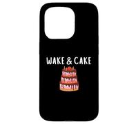 Carcasa para iPhone 15 Pro Wake & Cake Costume Funny Cake Baker Decorator Meme Costume