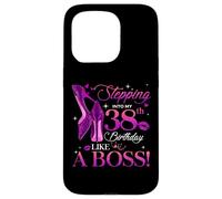 Carcasa para iPhone 15 Pro Women's Stepping Into My 38th Birthday Queen 38 Years Old