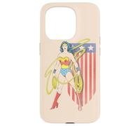 Carcasa para iPhone 15 Pro Wonder Woman USA Banner