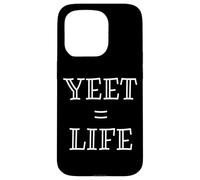 Carcasa para iPhone 15 Pro Yeet Equals Life - Funny Gamer YEET Meme For Yeeting Yeets