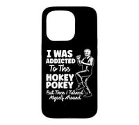 Carcasa para iPhone 15 Pro Yo era Adicto a la Broma de Juego de Palabras de papá Divertido de Hokey Pokey