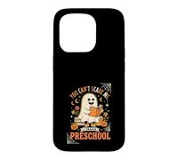 Carcasa para iPhone 15 Pro You Cant Scare Me I Teach Preescolar Halloween Ghost