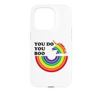 Carcasa para iPhone 15 Pro You Do You Boo Unicorn Rainbow Pride LBGT Gay Pride LGBTQ