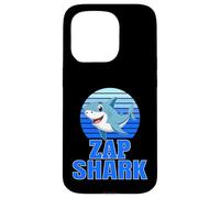 Carcasa para iPhone 15 Pro Zap Shark Family Reunion Squad Primer Apellido