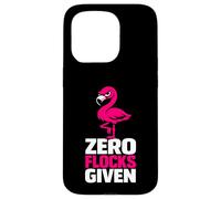 Carcasa para iPhone 15 Pro Zero Flocks Given Flamenco Rosa Humor sarcástico