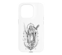 Carcasa para iPhone 15 Pro Zeus Dios Griego Trueno Rayo Águila Mitología Obra De Arte
