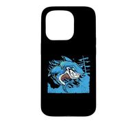 Carcasa para iPhone 15 Pro Zombi Tiburón Blanco Divertido Halloween Jawsome Scary Zombies