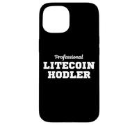 Carcasa para iPhone 15 Professional Litecoin Hodler Crypto Investor LTC Mining Coin