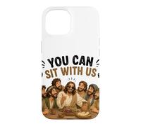 Carcasa para iPhone 15 Puedes sentarte con Jesús y los Doce apóstoles Comfort Color