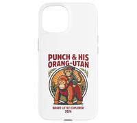Carcasa para iPhone 15 Punch y su orangután Valiente pequeño Explorador 2026