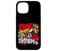 Carcasa para iPhone 15 Punk contra el Sistema - Protesta rebelde Punk Rock