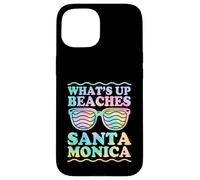 Carcasa para iPhone 15 Qué Pasa Playas Santa Mónica California