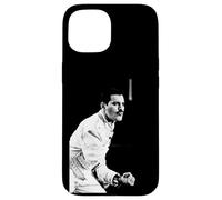 Carcasa para iPhone 15 Queen Live Magic Tour: Freddie Mercury Newcastle 1986