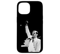 Carcasa para iPhone 15 Queen Live Magic Tour Freddie Mercury Wembley 1986