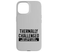 Carcasa para iPhone 15 Quejador de Clima con desafíos térmicos Divertido