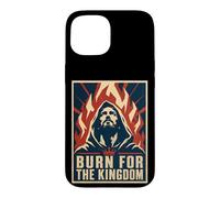 Carcasa para iPhone 15 Quemar por el Reino Renacimiento Cristiano del Fuego