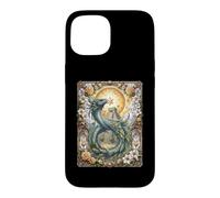 Carcasa para iPhone 15 Quetzalcóatl Dios Azteca Mitología Myan Inca Christian Floral